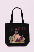 Charger l'image dans la galerie, Tote bag Respire les autres peuvent attendre