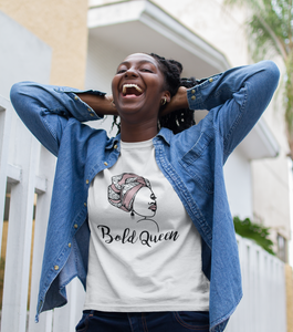 T-shirt Bold Queen (Headwrap)